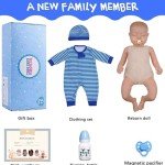 Lifelike 18-Inch Reborn Baby Boy Doll Set