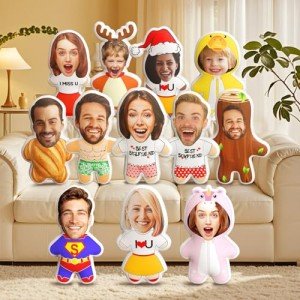 Custom 3D Face Pillow - Personalized Plush Doll