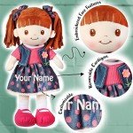Custom Soft Brunette Baby Snuggle Doll 16