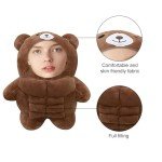 Customizable Face Photo Plush Bear Toy