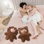 Customizable Face Photo Plush Bear Toy