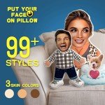 Personalized Plush Photo Pillow - Cute Dog Buddy