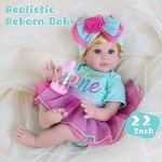 Milidool Realistic 22-Inch Reborn Baby Girl Doll
