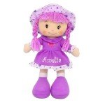 Personalized 14-Inch Sweetheart Cuddle Doll (Purple)