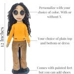 Custom Button Eye Reborn Doll - 12 Inches