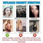 Customizable Face Photo Plush Bear Toy