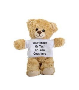 Personalized Teddy Bear with Custom Name & Image