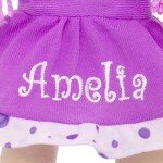Personalized 14-Inch Sweetheart Cuddle Doll (Purple)