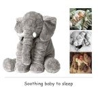 Personalized Plush Elephant Pillow with Custom Details