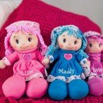 Personalized 14-Inch Sweetheart Cuddle Doll (Purple)