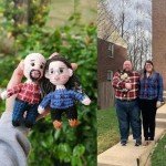 Personalized Crochet Mini Me Doll Keychain Gift