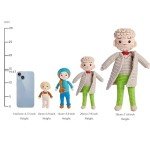 Personalized Crochet Mini Me Doll Keychain Gift