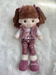 Custom Name Snuggle Dolls - 16" Pink Plush