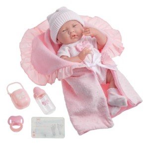 15.5" Realistic Soft Body La Newborn Doll Set