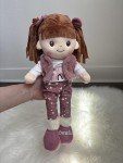 Custom Name Snuggle Dolls - 16" Pink Plush