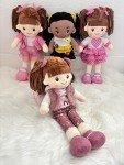 Custom Name Snuggle Dolls - 16" Pink Plush