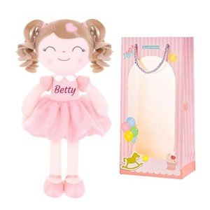 Custom Pink Curly Doll - Personalize with Name