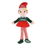 Personalized Christmas Elf Plush Doll for Kids
