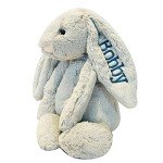 Personalized Embroidered Bunny Plush Toy for Kids