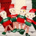 Personalized Christmas Elf Plush Doll for Kids