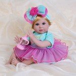 Milidool Realistic 22-Inch Reborn Baby Girl Doll