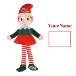 Personalized Christmas Elf Plush Doll for Kids