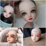 10pcs Soft Plastic Doll Heads for Repainting