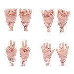 Customized 12-Inch BJD Doll with Hands and Makeup