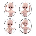 Customized 12-Inch BJD Doll with Hands and Makeup