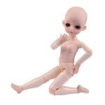 Customized 12-Inch BJD Doll with Hands and Makeup