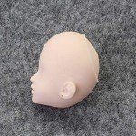 10pcs Soft Plastic Doll Heads for Repainting