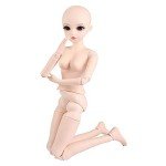 24" BJD Doll with Basic Makeup for DIY