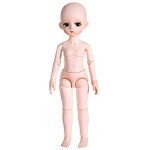 Customized 12-Inch BJD Doll with Hands and Makeup