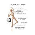 24" BJD Doll with Basic Makeup for DIY