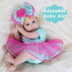 Milidool Realistic 22-Inch Reborn Baby Girl Doll