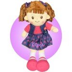 Custom Name Rag Doll for Girls - 16" Plush