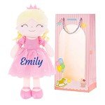 Personalized Pink Princess Doll for Girls