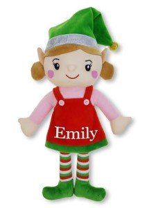 Customizable 16-Inch Christmas Elf Plush Doll