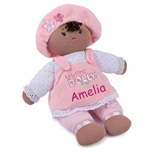 Personalized African American Baby Doll Keepsake