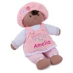 Personalized African American Baby Doll Keepsake