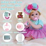 Milidool Realistic 22-Inch Reborn Baby Girl Doll