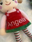 Customizable 16-Inch Christmas Elf Plush Doll