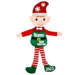 Custom Boy Elf Plush Doll for Christmas