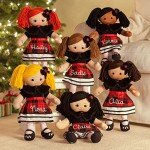 Custom Planet Rag Doll - Blonde with Plaid Outfit