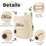 Personalized Plush Teddy Bear Backpack for Toddlers