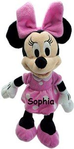 Personalized Minnie Mouse Plush Keepsake Doll