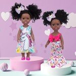 ZQDOLL 14.5" Black Silicone Doll with Accessories