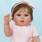 Realistic 18" Reborn Baby Doll - Silicone Girl