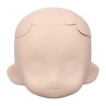 Milky White Blank Head for 1/12 BJD Dolls