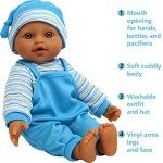 12" Sweet Hispanic Twin Dolls with Pacifier